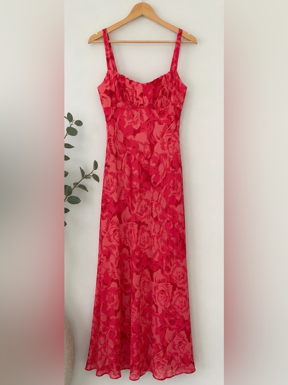 Billy J - Margo Midi Dress Pink Floral - Size 12 - NWT